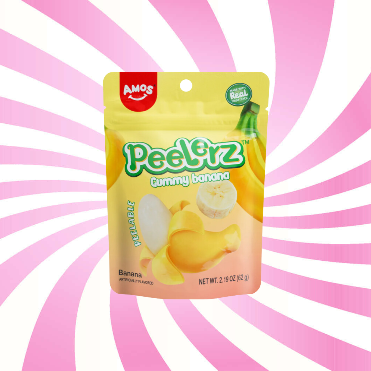 Amos Peelerz Gummy Banana  170g