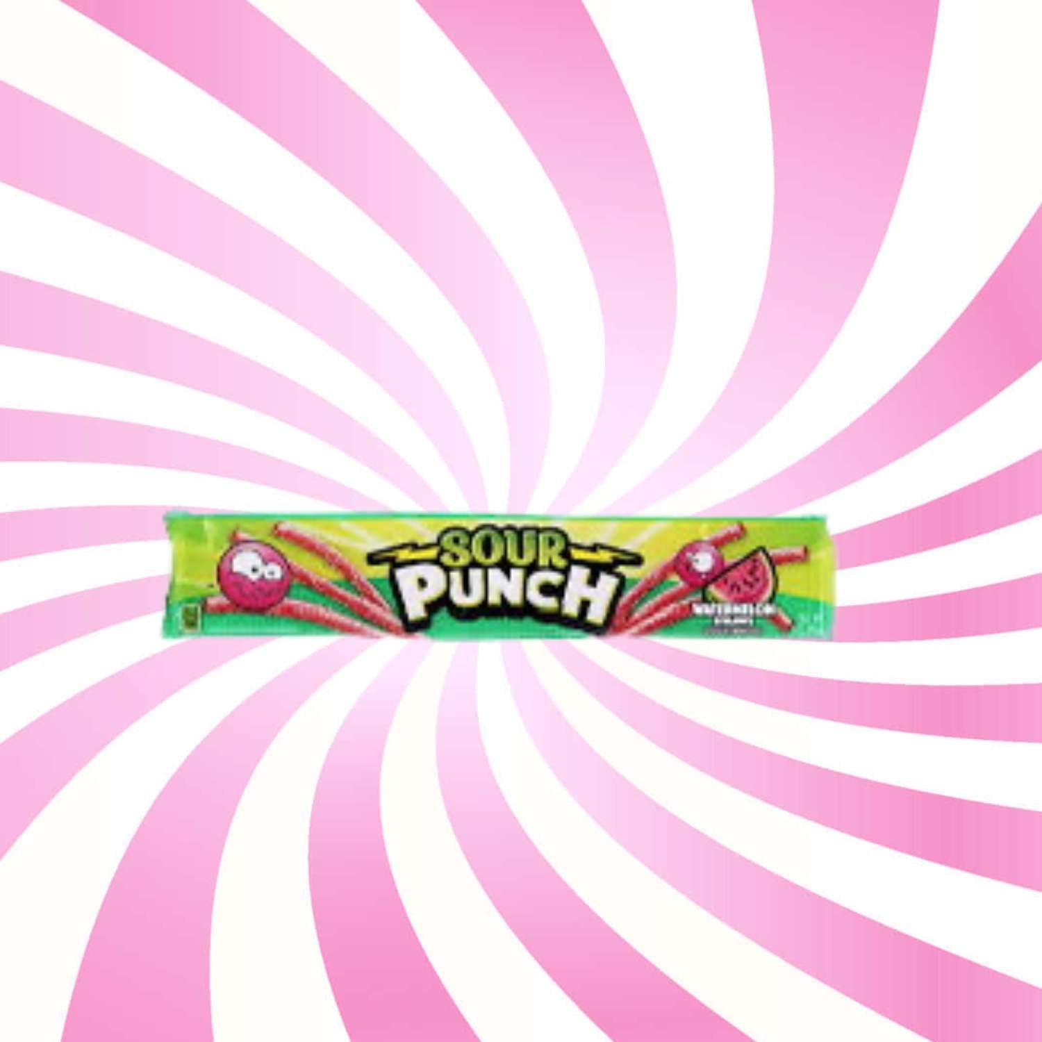 Sour Punch Straws Watermelon